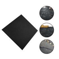 10 Placas Piso Moeda Preto Borracha Pastilhado Academia Antiderrapante 43,5cm X 43,5cm