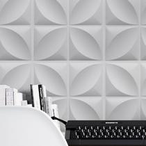 10 Placas PVC 3d Revestimento de Parede Decorativa Petalas Alto relevo Quarto Sala Cozinha 25cm x 25cm