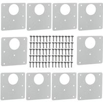 10 Placas Reparo Para Dobradiças De Porta Armário MDF FS.QDD