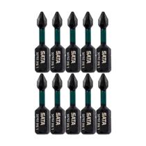 10 Ponta Bits Parafusadeira Phillips PH1 50mm Sata ST59702 10 Ponta Bits Parafusadeira Phillips PH1 50mm Sata ST59702
