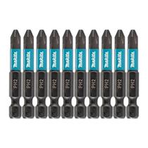 10 Ponta Bits Parafusadeira Phillips PH2 50mm Makita E-12407 10 Ponta Bits Parafusadeira Phillips PH2 50mm Makita E-12407