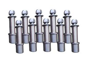 10 Ponta De Eixo Para Carretinha Reboque Moto Aro 8 25mm 10 Ponta De Eixo Para Carretinha Reboque Moto Aro 8 25mm