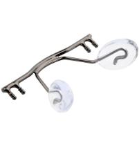 10 Ponte Plaqueta Metal Armação 3 Três Peça Silhouette Óculos conserto oculos reposição sem aro parafuso encaixe apoio nasal nariz lente 10 Ponte Plaqueta Metal Armação 3 Três Peça Silhouette Óculos conserto oculos reposição sem aro parafuso encaixe apoio nasal nariz lente