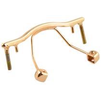 10 Pontes Metal Armação 3 Peças Silhouette Óculos Mola Md210 ponte dourada prateada peça reposição consertar grau sem aro flutuante acessório ótica