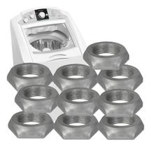 10 Porcas Esquerda Compatível Máquina De Lavar Ge Mabe Dako