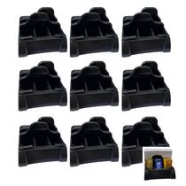 10 Porta Guardanapo e Sachês Com Fura Sachês Preto/Vermelho 10 Porta Guardanapo e Sachês Com Fura Sachês Preto/Vermelho