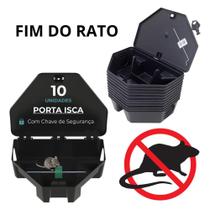 10 Porta Iscas Para Veneno Elimina Ratos e Roedores Ratoeira 10 Porta Iscas Para Veneno Elimina Ratos e Roedores Ratoeira