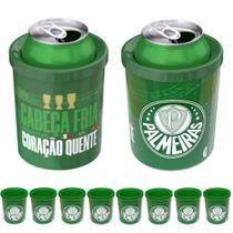 10 Porta Latinha de Cerveja 350ml Palmeiras Bar Revenda