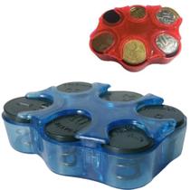 10 Porta Moedas Organizador Separador Portatil De Bolso