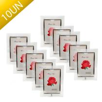 10 Porta Retrato 10x15 De Vidro Moderno Luxo Transparente