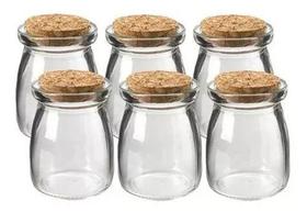 10 Pote de Vidro 100ml com Rolha Velas Temperos - Portal das Essências