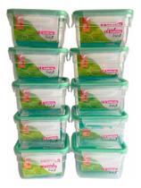 10 Pote Multiuso Freshy Plástico Freezer Sanremo Sr1762 537ml 10 Pote Multiuso Freshy Plástico Freezer Sanremo Sr1762 537ml