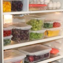 10 Pote Plástico 4 Travas Marmita Fitt 800ml Microondas Freezer BPA 10 Pote Plástico 4 Travas Marmita Fitt 800ml Microondas Freezer BPA