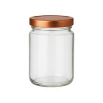 10 Potes de Vidro Andino 360ml c/Tampa de Metal para Condimentos - 10 Potes de Vidro Andino 360ml c/Tampa de Metal para Condimentos -
