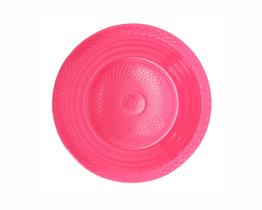 10 Pratinho Neon Prato Neon 15cm Brilha na Luz Negra 6 Opções de Cores