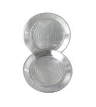 10 Pratos Acrílico rígido Refeição Resistente 15cm Cristal