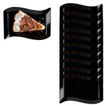 10 Pratos Bandeja Descartável Retangular Bolo Festa Petiscos 10 Pratos Bandeja Descartável Retangular Bolo Festa Petiscos