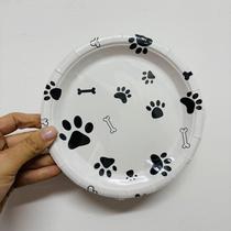 10 Pratos de Papel Patinhas Preto e Branco Silver Festas - Inspire sua Festa Loja