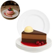 10 Pratos em Melamina Sobremesa P/ Buffet Restaurante 20cm