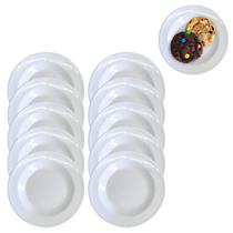 10 Pratos Para Sobremesa em Melamina Buffet e Restaurantes 17,5cm
