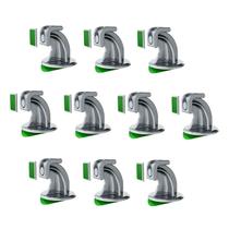 10 Prendedores de porta magnético adesivo para porta pivotante - Cromado 10 Prendedores de porta magnético adesivo para porta pivotante - Cromado