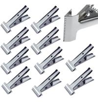 10 Prendedores Tecido Grampo Enfesto Dentado Corte Textil 10 Prendedores Tecido Grampo Enfesto Dentado Corte Textil