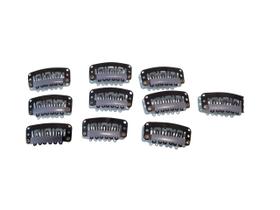 10 Presilha Aplique Tic Tac Marrom Alongamento Ótima Fixação 10 Presilha Aplique Tic Tac Marrom Alongamento Ótima Fixação