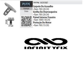 10 Presilha Grampo da Forração Interna do Carpete e Porta Malas-CINZA-LINHA FIAT Argo-P377C 10 Presilha Grampo da Forração Interna do Carpete e Porta Malas-CINZA-LINHA FIAT Argo-P377C