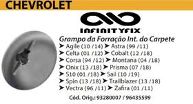 10 Presilha Grampo da Forração Interna do Carpete - GM Chevrolet Corsa Celta Prisma Vectra Onix P359 10 Presilha Grampo da Forração Interna do Carpete - GM Chevrolet Corsa Celta Prisma Vectra Onix P359