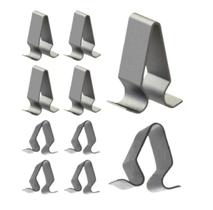 10 Presilha Metal Vw Fixa Aplique soleira forro Tampa Acabamento