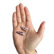 10 Presilhas De Cabelo Tic Tac pequeno 3cm Sortido Infantil 10 Presilhas De Cabelo Tic Tac pequeno 3cm Sortido Infantil