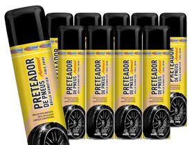 10 Preteador de Pneus Spray Aerossol Brilho Prolongado CENTRALSUL 400ml 10 Preteador de Pneus Spray Aerossol Brilho Prolongado CENTRALSUL 400ml
