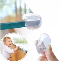 10 Protetor Quina Canto Cantoneira Silicone Segurança Bebê