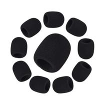 10 Protetores De Espuma Para Microfone (Windscreen) Para a Maioria Dos Microfones De Mão Padrão