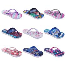 10 Prs Chinelo Infantil Personagem Menina Menino Atacado K58