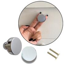 10 Puxador Redondo P/ Gaveta/Armário 34mm Em Metal / Premium