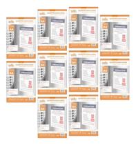 10 Quadro Mural Avisos Display Transparente De Parede A4