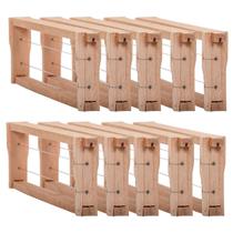 10 Quadros Caixilho Melgueirao Langstroth C/ Arame e Ilhos Abelha