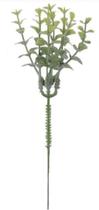 10 Ramos de Folhagem Pick Eucalipto C/Powder X5 (VERDE) 23 cm - Planta Artificial