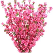 10 Ramos Galhos Flores Artificiais Cerejeiras pessegueiro Rosa