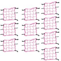 10 Rede Elástica Moto Bike Bagageiro Aranha Redinha 35x35