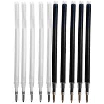 10 Refil Caneta Mágica Fantasminha Apaga Calor Preto Branco 10 Refil Caneta Mágica Fantasminha Apaga Calor Preto Branco