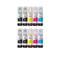 10 Refil De Tinta Para InkBrasil compativel T544 L3110 L3250 L3150.