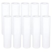 10 Refil Filtro Caixa D Água Cavalete Pp Liso 9 3/4 100micra Branco 10 Refil Filtro Caixa D Água Cavalete Pp Liso 9 3/4 100micra Branco