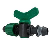10 Registro para mangueira gotejamento P/ PE X TUBO 16 MM 10 Registro para mangueira gotejamento P/ PE X TUBO 16 MM