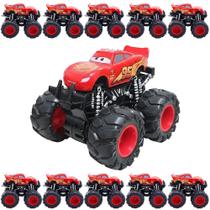 10 Relâmpago Mcqueen de Fricção Big Foot Monster 9cm Lembrança p/ Sacola Surpresa 10 Relâmpago Mcqueen de Fricção Big Foot Monster 9cm Lembrança p/ Sacola Surpresa