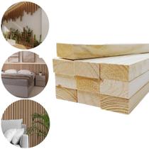 10 Ripas de Pinus 4x2x100 cm Repac Madeiras