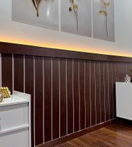 10 Ripas Placa Imbuia Revestimento Shiplap Mdf Decorativa