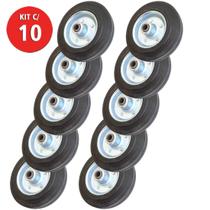 10 Roda Borracha Maciça 6 Polegada Rolamento Rolete Beltools 10 Roda Borracha Maciça 6 Polegada Rolamento Rolete Beltools