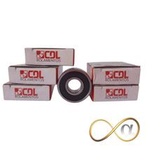 10 Rolamentos 6000 2RSC3 10x26x8 CDL - Diversas Aplicações
